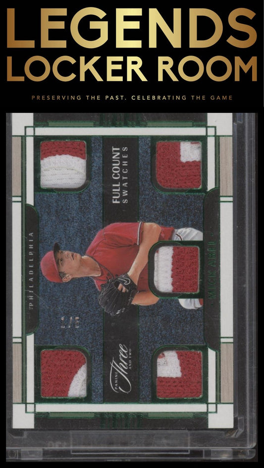 2024 Panini Three and Two - Full Count Swatches Mick Abel #FCS-MA 1/5
