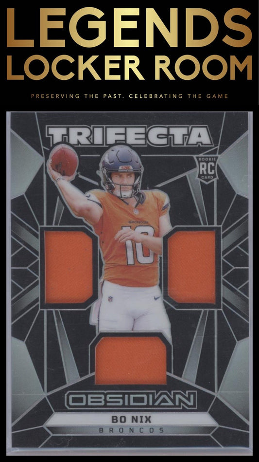 2024 Panini Obsidian - Trifecta Swatches #5 Bo Nix