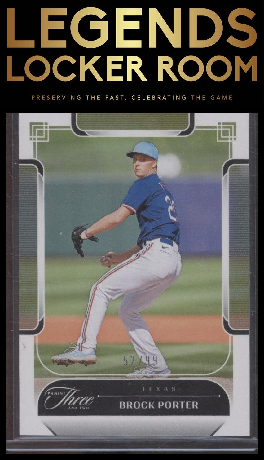 2024 Panini Three and Two #64 Brock Porter #/99