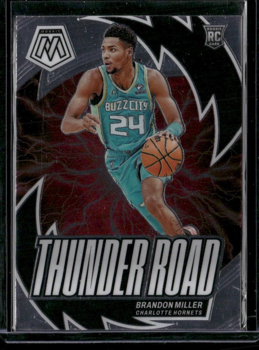 2023-24 Panini Mosaic #19 Brandon Miller Thunder Road