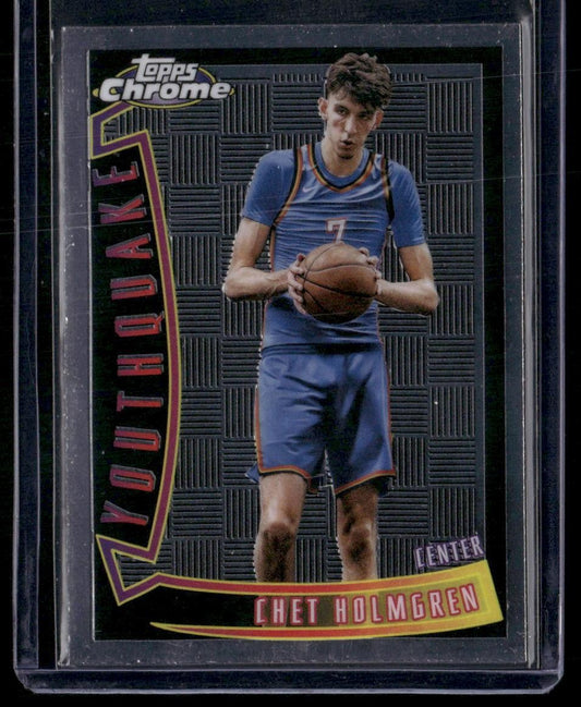 2023-24 Topps Chrome #YQ-14 Chet Holmgren Youthquake