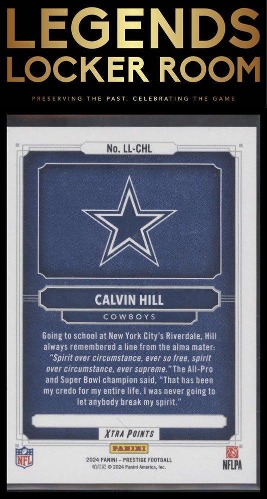 2024 Panini Prestige #LL-CHL Calvin Hill Living Legends Xtra Points Orange #/50
