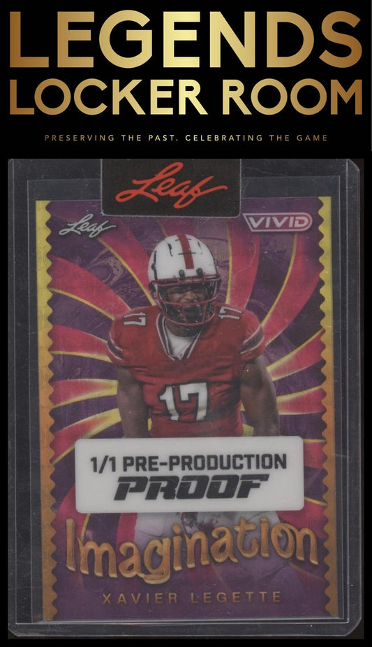Leaf Xavier Legette 1/1 Pre Production Proof