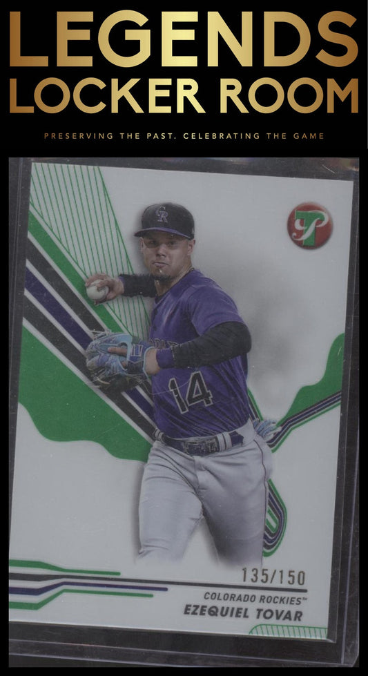 2024 Topps Pristine #12 Ezequiel Tovar Green Refractors #/150