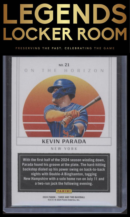 2024 Panini Three and Two #21 Kevin Parada On the Horizon Three and Two #/32