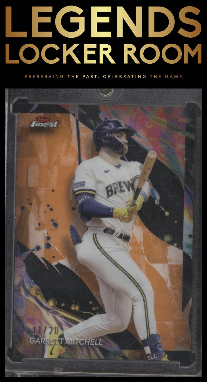 2024 Finest #152 Garrett Mitchell Orange Refractors #/20