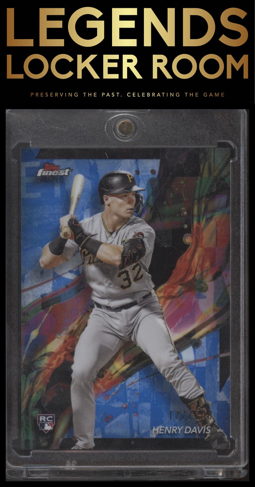 2024 Finest #15 Henry Davis Blue Refractors #/200