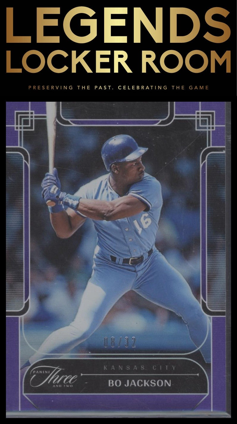 2024 Panini Three and Two #70 Bo Jackson Full Count (Parallel) #/32