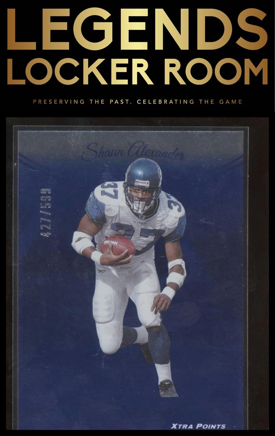 2024 Panini Prestige #274 Shaun Alexander Blue Xtra Points #/599