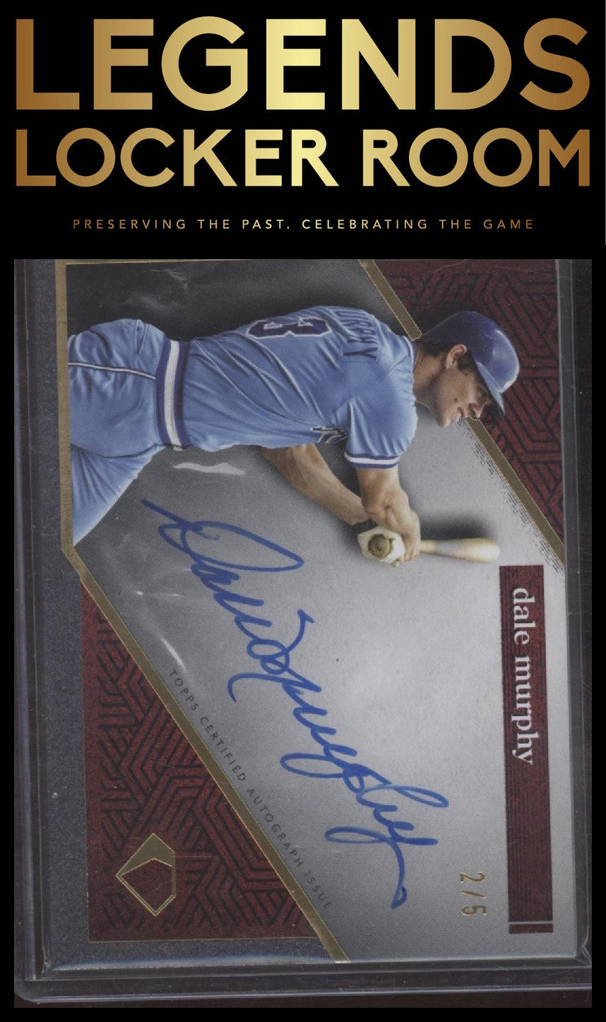 2024 Topps Diamond Icons #AC-DMU Dale Murphy Autographs Red #/5