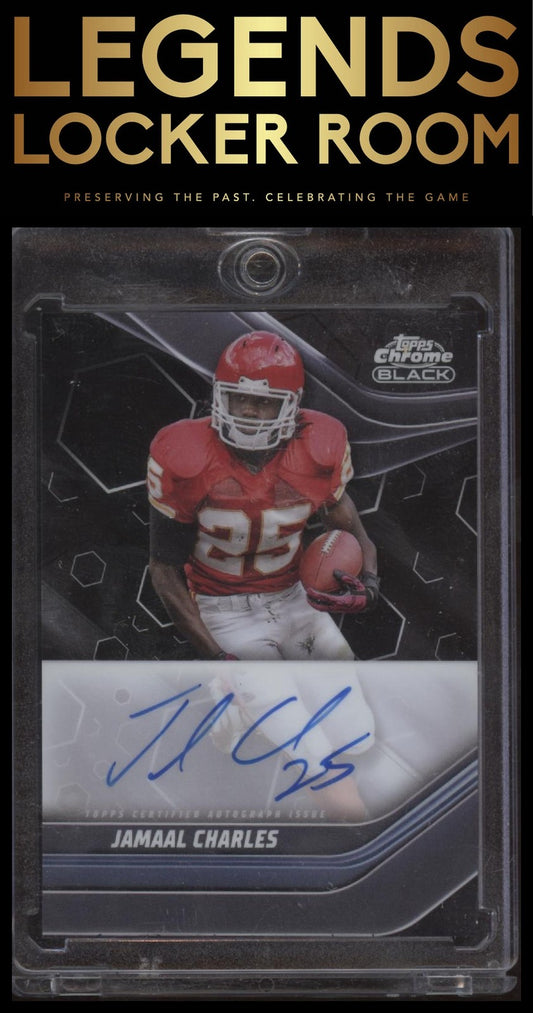 2023 Topps Composite #TCBA-JCH Jamaal Charles Topps Chrome Black Autographs