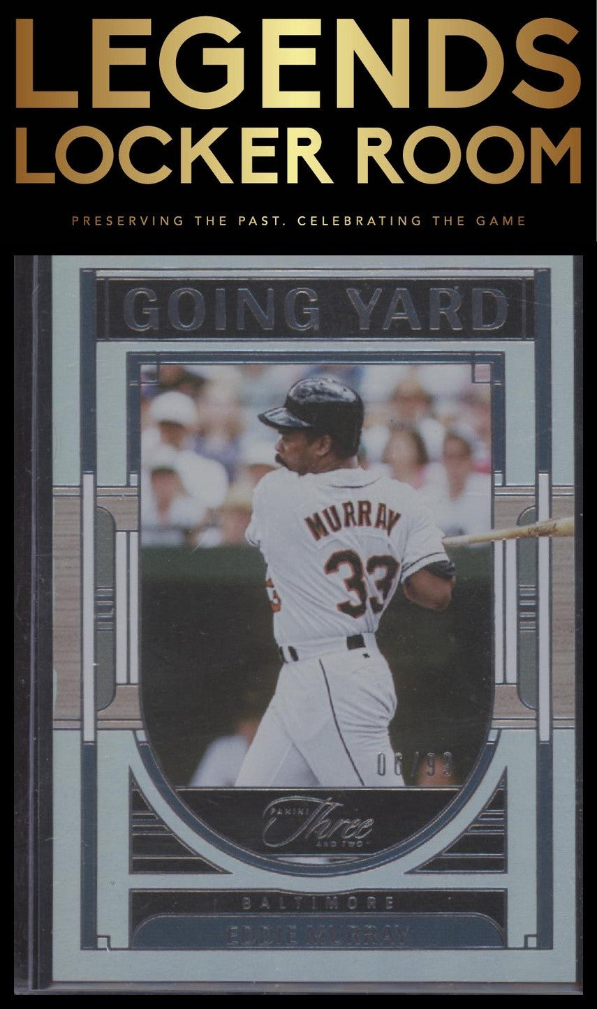 2024 Panini Three and Two #9 Eddie Murray Going Yard #/99