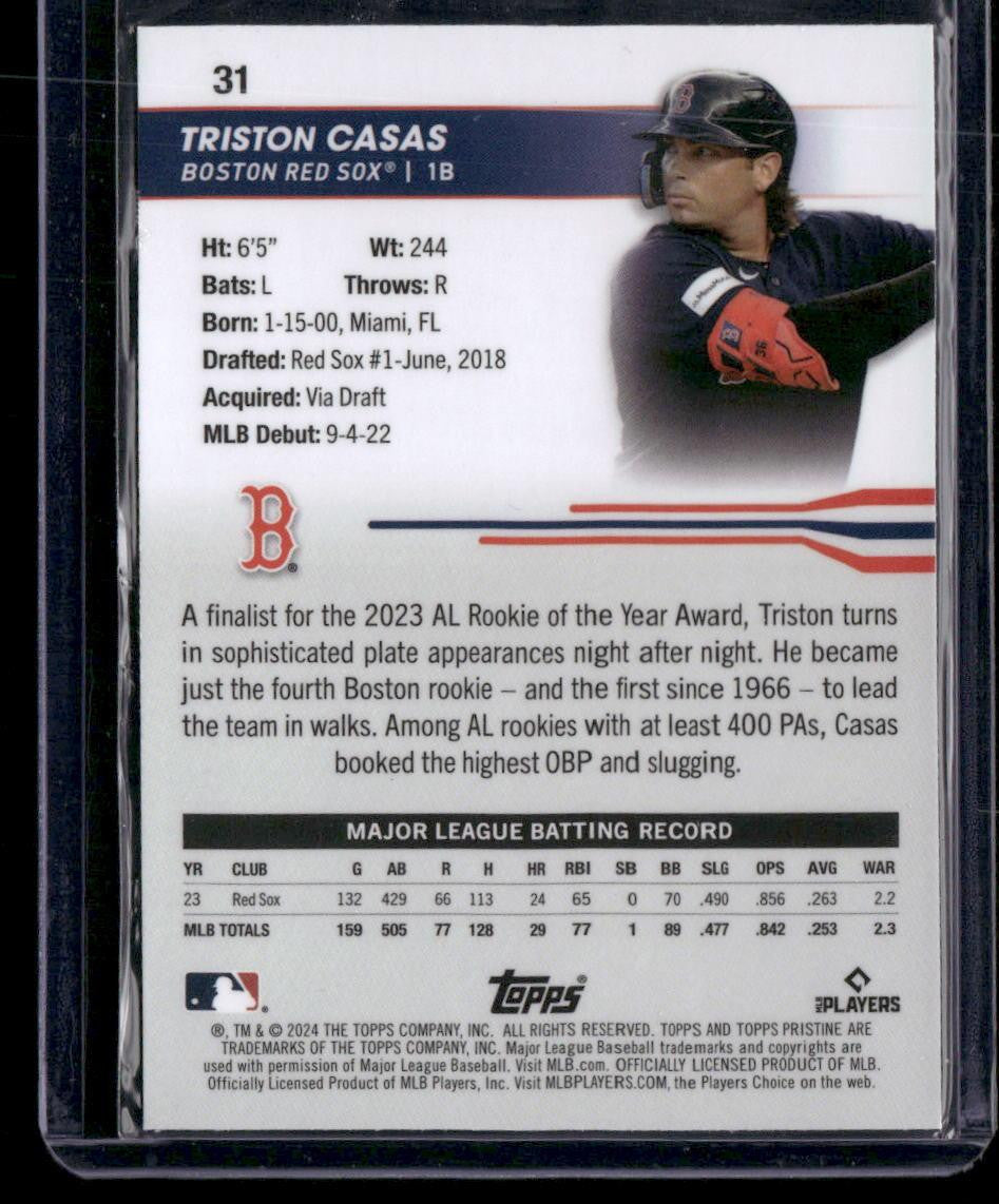 2024 Topps Pristine #31 Triston Casas