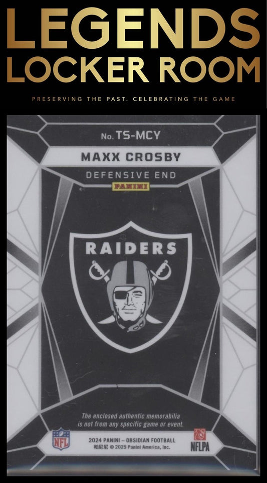 2024 Panini Obsidian - Trifecta Swatches #50 Maxx Crosby