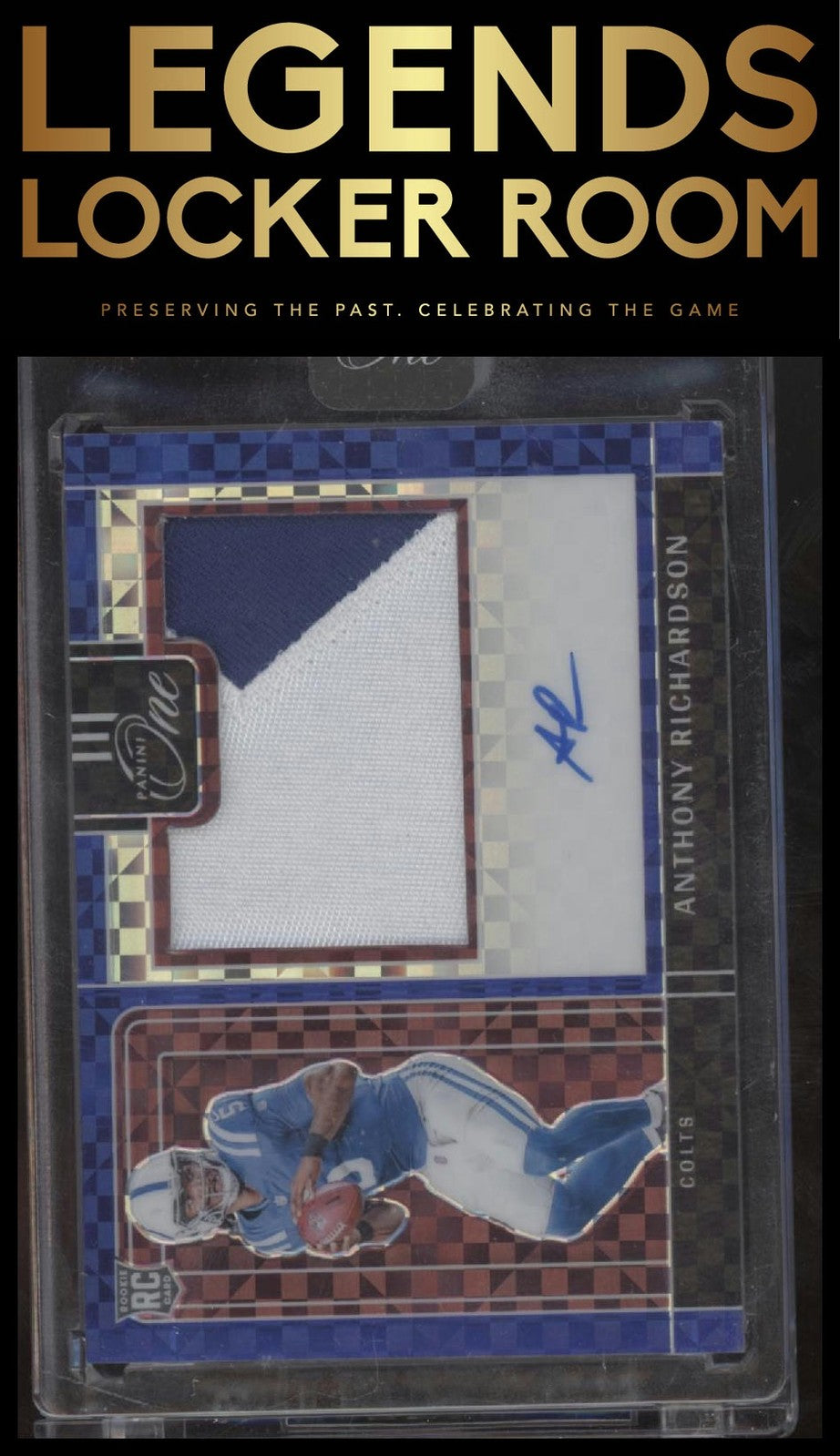 2023 Panini One #311 Anthony Richardson Blue #/75