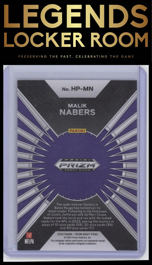 2024 Panini Prizm Draft Picks #HP-MN Malik Nabers Hype