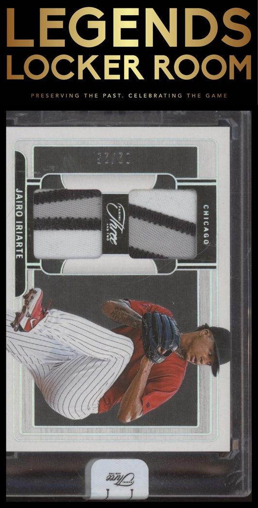 2024 Panini Three And Two Prospect Dual Jerseys /25 Jairo Irlarte