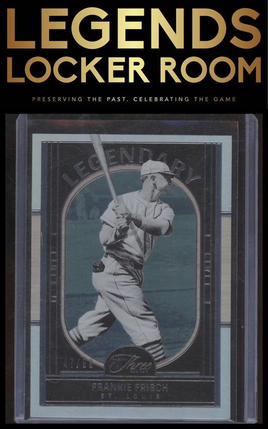 2024 Panini Three and Two #28 Frankie Frisch Legendary #/99