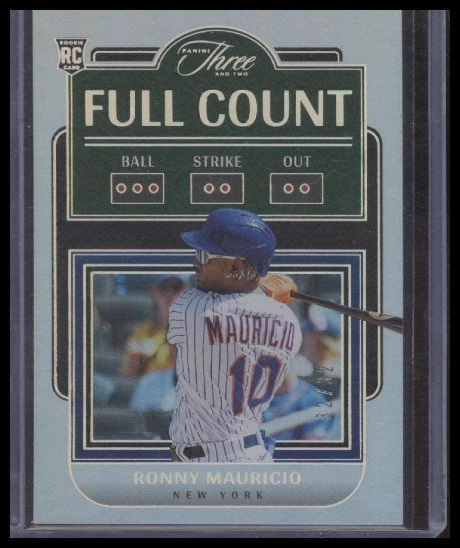 2024 Panini Three and Two #14 Ronny Mauricio Full Count Three and Two #/32