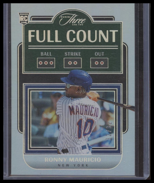 2024 Panini Three and Two #14 Ronny Mauricio Full Count Three and Two #/32