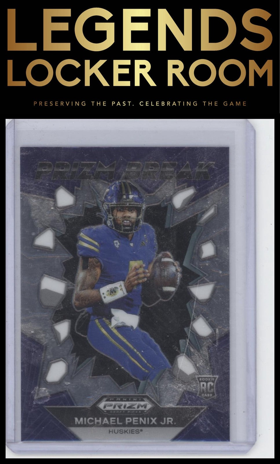 2024 Panini Prizm Draft Picks #PB-MPJ Michael Penix Jr. Prizm Break