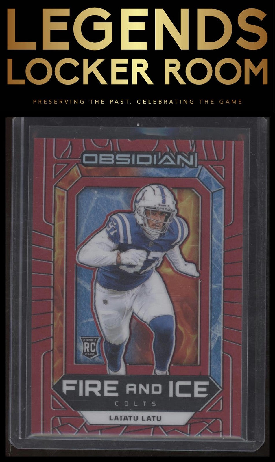 2024 Panini Obsidian - Fire and Ice Red #6 Laiatu Latu #/75