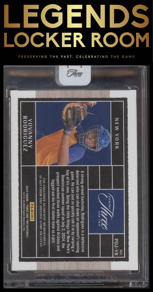 Panini Three and Two #PDJ-YR Yovanny Rodriguez